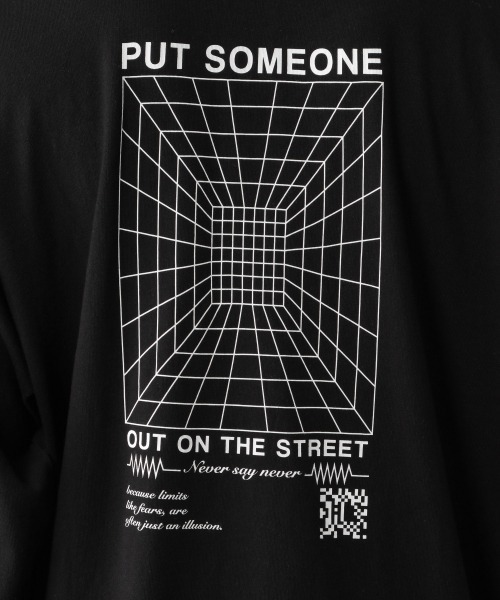 PBLIM(ページボーイリム)の「【PAGEBOYLIM】サイバースペースロンTシャツ /プリントロンT(Tシャツ/カットソー・レディース・ホワイト/ブラック/ブルー・M/XL)」の17枚目の写真