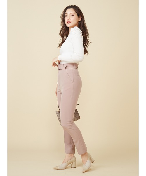 ROYAL PARTY（ロイヤルパーティー）の「【洗えるニット】スクエアネックパワショルトップス（ニット/セーター・レディース・オフホワイト/ブラウン/レッド/イエロー/グレー/ブラック/キャメル/オレンジ/マルチ/ベージュ系その他2・FREE）」の21枚目の写真