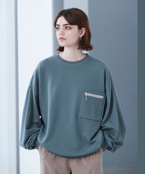 【冬バーゲン★特別送料無料！】 Loose/ルース（ルース）の「【Loose】オーバーサイズ 裏毛 トップス