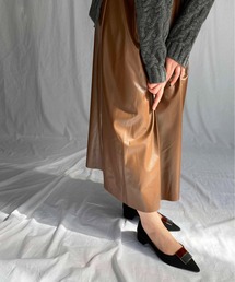 PICCIN | エコレザーロングスカート(スカート)