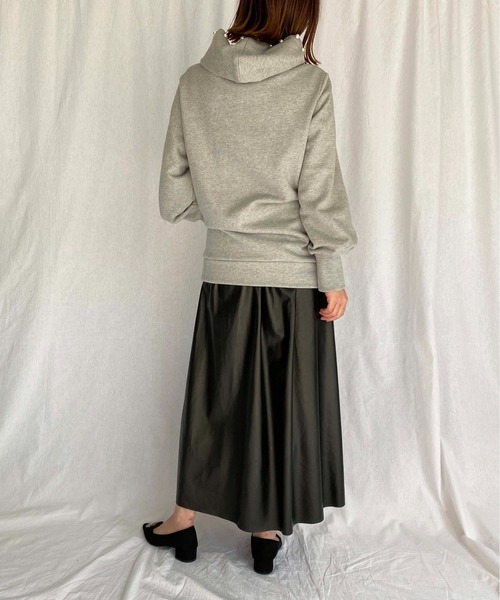 PICCIN（ピッチン）の「フェイクレザーロングスカート（スカート・レディース・ブラック/ブラウン・M）」の19枚目の写真