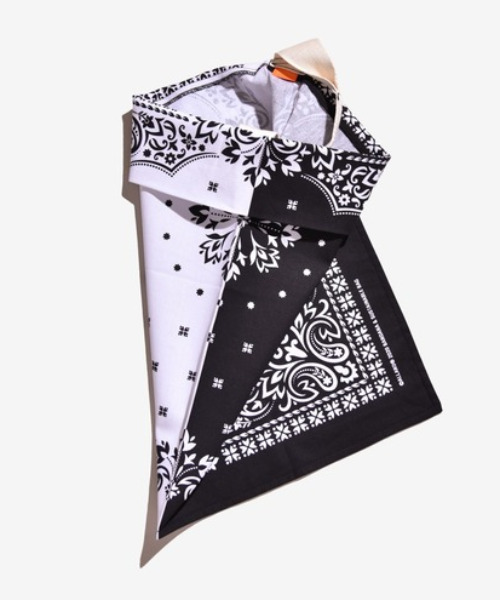 ALLAND（オルランド）の「ALLAND/オルランド バンダナ柄エコバッグ BANDANA BAG（エコバッグ/サブバッグ・メンズ・ブラック×ホワイト/ブラック系その他/ブラウン系その他/ブルー系その他/ブルー系その他2/ブルー系その他3・FREE）」の20枚目の写真