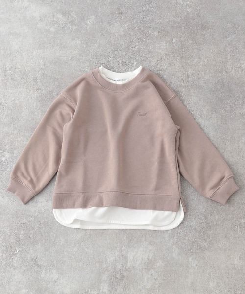 GLOBAL WORK（グローバルワーク）の「【キッズ】速乾DRYレイヤード/918336（Tシャツ/カットソー・キッズ・ダークグレー/サックスブルー/ブラック/ライトグリーン/アイボリー・100cm/140cm/130cm/110cm/120cm）」の3枚目の写真