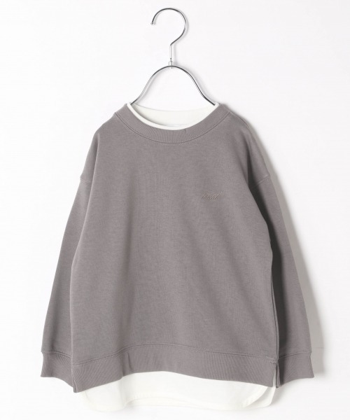 GLOBAL WORK（グローバルワーク）の「【キッズ】速乾DRYレイヤード/918336（Tシャツ/カットソー・キッズ・ダークグレー/サックスブルー/ブラック/ライトグリーン/アイボリー・100cm/140cm/130cm/110cm/120cm）」の13枚目の写真