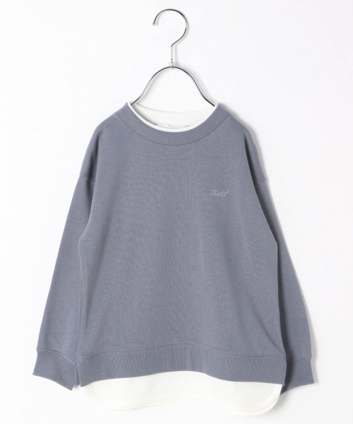 GLOBAL WORK（グローバルワーク）の「【キッズ】速乾DRYレイヤード/918336（Tシャツ/カットソー・キッズ・ダークグレー/サックスブルー/ブラック/ライトグリーン/アイボリー・100cm/140cm/130cm/110cm/120cm）」の15枚目の写真