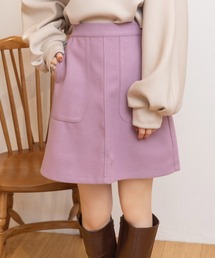 Mysa&Liina | フェイクウール台形スカート(スカート)