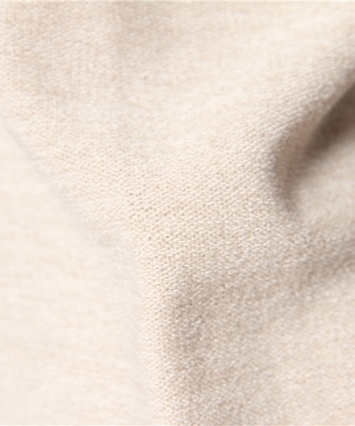 mystic（ミスティック）の「襟レースニットソープルオーバー（Tシャツ/カットソー・レディース・ベージュ/ピンクベージュ/ネイビー/ブラック・ﾌﾘ-）」の9枚目の写真