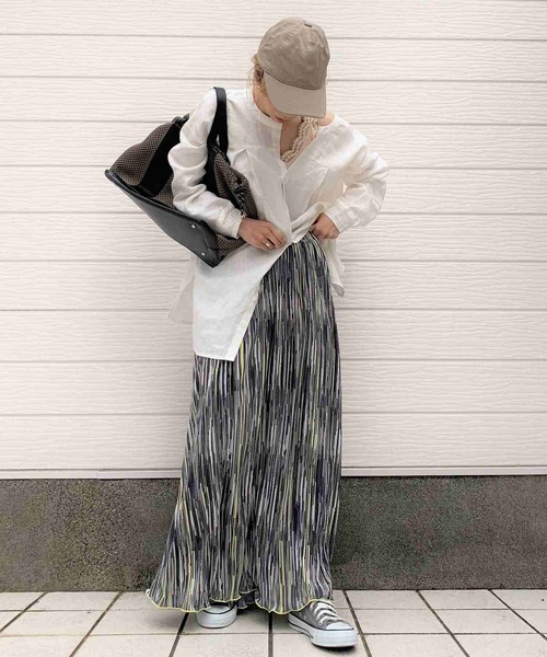 Q（キュー）の「ナイロンキャップ（キャップ・レディース・ブラック/ベージュ・ONE SIZE）」の7枚目の写真