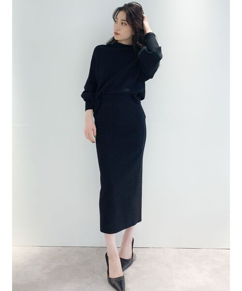 GYDA(ジェイダ)の「スリットタイトスカート(スカート・レディース・ブラック/ベージュ/オフホワイト・FREE)」の9枚目の写真