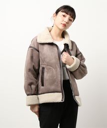 cepo | フェイクムートンＢ－３ジャケット(ムートンコート)