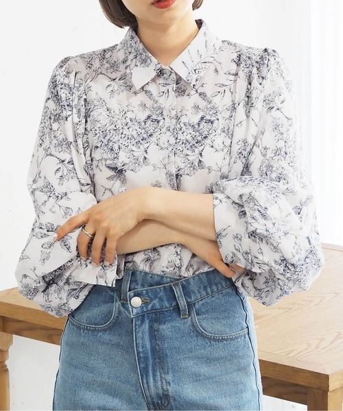 tiptop（ティップトップ）の「レース襟付き2wayブラウス（シャツ/ブラウス・レディース・オフホワイト/A/ブラック/グリーン/ブルー/ラベンダー/B/C/F・FREE）」の13枚目の写真