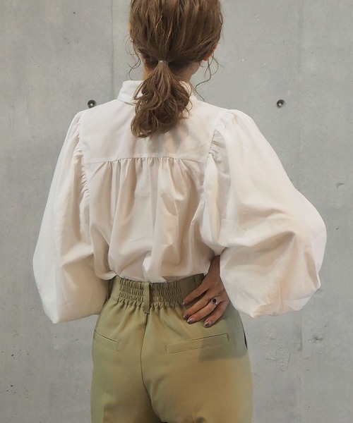 tiptop（ティップトップ）の「レース襟付き2wayブラウス（シャツ/ブラウス・レディース・オフホワイト/A/ブラック/グリーン/ブルー/ラベンダー/B/C/F・FREE）」の22枚目の写真