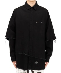 ALMOSTBLACK | ALMOSTBLACK レイヤードシャツ(シャツ/ブラウス)