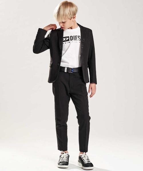 DIESEL KIDS（ディーゼルキッズ）の「DIESEL（ディーゼル）Kids & Junior コットンTシャツカットソー（Tシャツ/カットソー・キッズ・ホワイト/ブラック・4Y/6Y/8Y/10Y/12Y/14Y/16Y）」の12枚目の写真