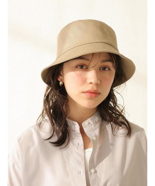 earth music&ecology（アースミュージックアンドエコロジー）の「ツイルバケットハット ＊（ハット・レディース・ブラック/ベージュ・FREE）」の6枚目の写真