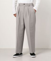 MAISON SPECIAL | 《ユニセックスアイテム》ウールツイルワンタックイージーワイドパンツ 【MAISON SPECIAL/メゾンスペシャル】■セットアップ対応■(スラックス)