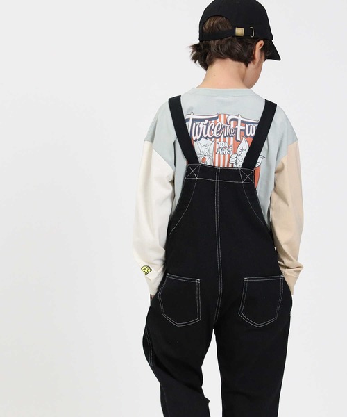MPS(エムピーエス)の「【MPS】フロントボタンオーバーオール(その他パンツ・キッズ・ダークインディゴブルー/オフホワイト/ブラック・120/140/155/105/130/160/150)」の16枚目の写真