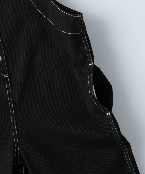 MPS(エムピーエス)の「【MPS】フロントボタンオーバーオール(その他パンツ・キッズ・ダークインディゴブルー/オフホワイト/ブラック・120/140/155/105/130/160/150)」の22枚目の写真