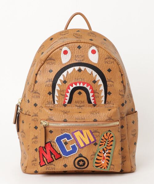 セール ブランド古着 リュック A Bathing Apeコラボ バックパック リュック Mcm エムシーエム のファッション通販 Zozoused