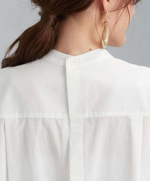 green label relaxing（グリーンレーベルリラクシング）の「FFC デザイン ヨーク フレンチスリーブ シャツ（シャツ/ブラウス・レディース・ライラック/コバルトブルー/ライム/ダークグレー/オフホワイト・FREE）」の10枚目の写真