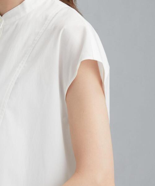 green label relaxing（グリーンレーベルリラクシング）の「FFC デザイン ヨーク フレンチスリーブ シャツ（シャツ/ブラウス・レディース・ライラック/コバルトブルー/ライム/ダークグレー/オフホワイト・FREE）」の11枚目の写真