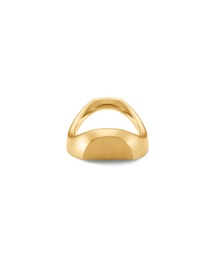 AHKAH（アーカー）の「スプリットカレッジ リング（梨地）（リング・メンズ）」