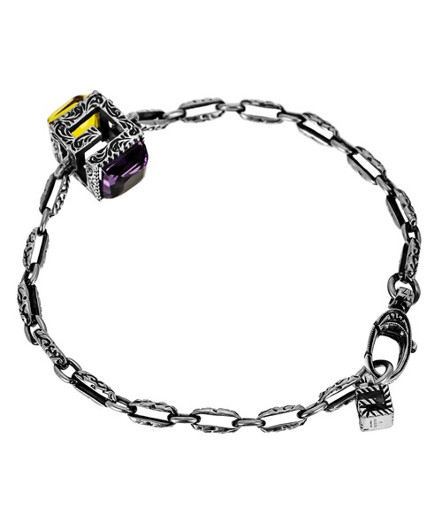 GUCCI(グッチ)の「GUCCI G CUBE グッチ シルバー ブレスレット(ブレスレット・メンズ・シルバー・17cm)」の2枚目の写真