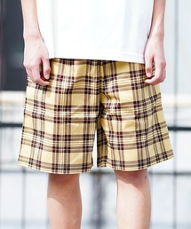 COOKMAN | Cookman クックマン シェフショートパンツ ハーフパンツ イージーパンツ タータンチェック ベージュ(その他パンツ)