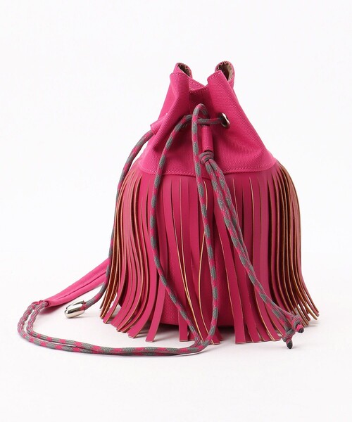 FREAK'S STORE(フリークスストア)の「OUTDOOR PRODUCTS × FREAK'S STORE/アウトドアプロダクツ 別注ミニフリンジショルダーバッグ(ショルダーバッグ・レディース・ベージュ/ピンク/ブラック・ONE SIZE)」の17枚目の写真