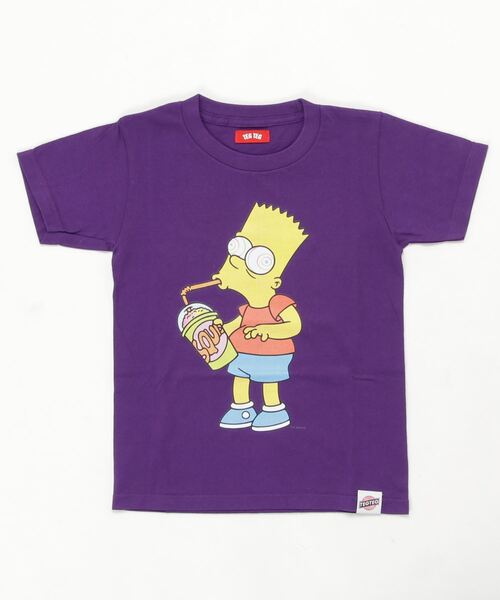 NANO universe（ナノユニバース）の「TEG TEG/BART TEE（Tシャツ/カットソー・キッズ・パープル・130）」の3枚目の写真