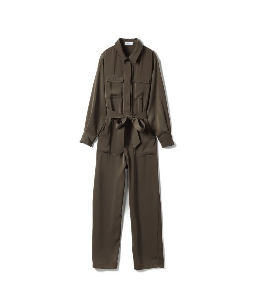AMERICAN RAG CIE（アメリカンラグシー）の「サテンオールインワン（つなぎ/オールインワン・レディース・カーキ/グレイッシュベージュ・FREE）」の11枚目の写真