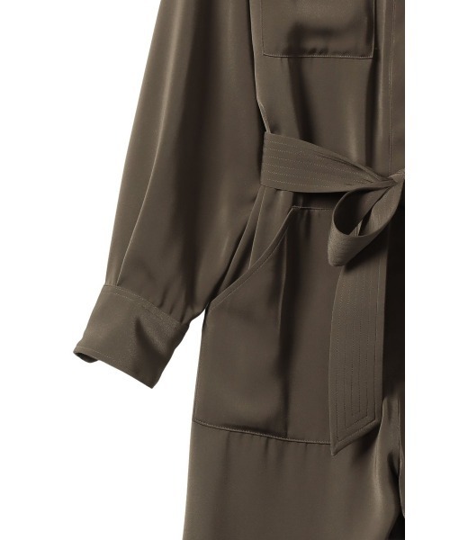 AMERICAN RAG CIE（アメリカンラグシー）の「サテンオールインワン（つなぎ/オールインワン・レディース・カーキ/グレイッシュベージュ・FREE）」の20枚目の写真