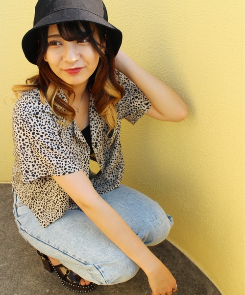 one way（ワンウェイ）の「【oneway Jeans】開襟ブラウス（シャツ/ブラウス・レディース・ホワイト/ブラック/ベージュ/パープル/ライトグリーン/ブラック系その他/ブラック系その他2・FREE）」の5枚目の写真