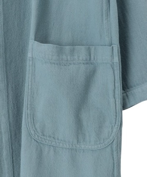 Plantation(プランテーション)の「カラーBizenツイル / コート / L-line(チェスターコート・レディース・ライトブルー/ネイビー/オフホワイト/イエロー・02)」の14枚目の写真