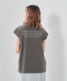 ピグメント　ロゴバックプリントフレンチリーブＴｅｅ