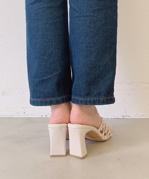 VANNIE U(ヴァニーユー)の「【S~LLサイズ展開】レザーメッシュサンダル(サンダル・レディース・ブラック/ベージュ/アイボリー・LL/S/M/L)」の19枚目の写真