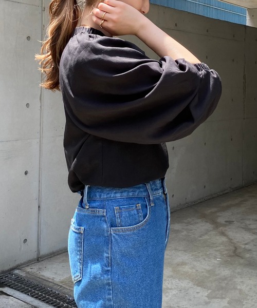 CAPRICIEUX LE'MAGE（カプリシューレマージュ）の「パフスリーブSET Tシャツ（Tシャツ/カットソー・レディース・ホワイト/ブラック・FREE）」の22枚目の写真