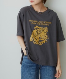 AIC. | タイガープリントTシャツ(Tシャツ/カットソー)