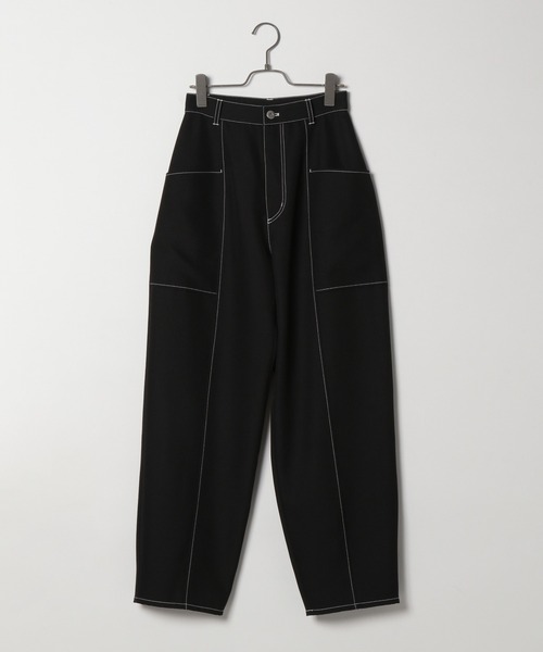 PAGEBOY（ページボーイ）の「【CORE】スティッチペインターパンツ（その他パンツ・レディース・ブラック/アイボリー・SMALL/MEDIUM）」の13枚目の写真