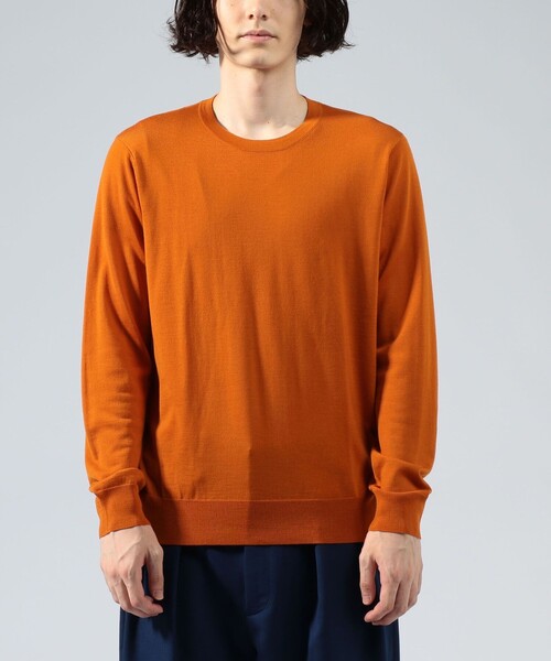 TOMORROWLAND （トゥモローランド）の「スーパーファインメリノウール クルーネック（ニット/セーター・メンズ・ライトグレー/ブラック/ダークブラウン/パープル/ネイビー/グレー/カーキ/イエロー/オレンジ・S/M/L/XS/XL）」の19枚目の写真