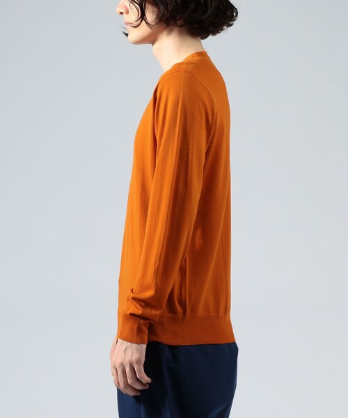 TOMORROWLAND （トゥモローランド）の「スーパーファインメリノウール クルーネック（ニット/セーター・メンズ・ライトグレー/ブラック/ダークブラウン/パープル/ネイビー/グレー/カーキ/イエロー/オレンジ・S/M/L/XS/XL）」の20枚目の写真