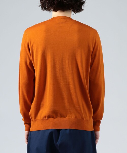 TOMORROWLAND （トゥモローランド）の「スーパーファインメリノウール クルーネック（ニット/セーター・メンズ・ライトグレー/ブラック/ダークブラウン/パープル/ネイビー/グレー/カーキ/イエロー/オレンジ・S/M/L/XS/XL）」の21枚目の写真