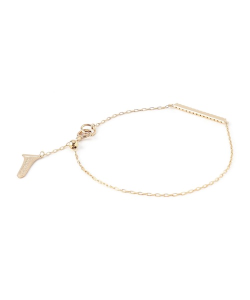 HIROTAKA（ヒロタカ）の「HIROTAKA / "ゴッサマー” K10YG ダイアモンド ショートバーブレスレット（ブレスレット・レディース・ゴールド・FREE）」の4枚目の写真
