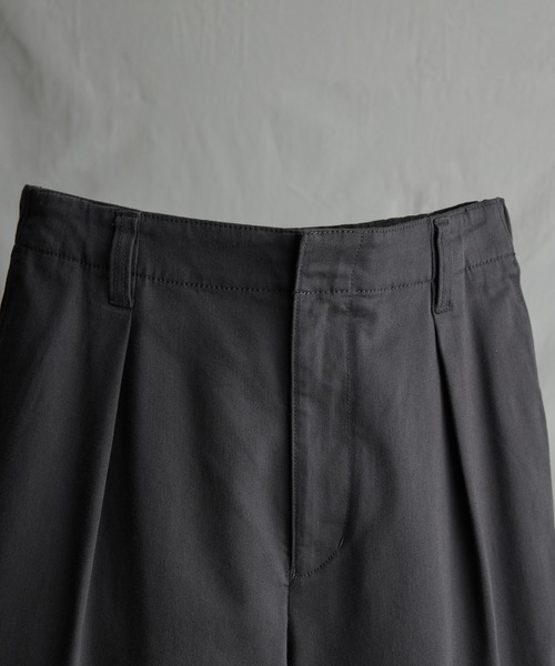 WYM LIDNM(ウィム バイ リドム)の「RAYON STRAIGHT TROUSERS(その他パンツ・メンズ・ホワイト/チャコールグレー/ワンウォッシュ・S/M/L)」の14枚目の写真