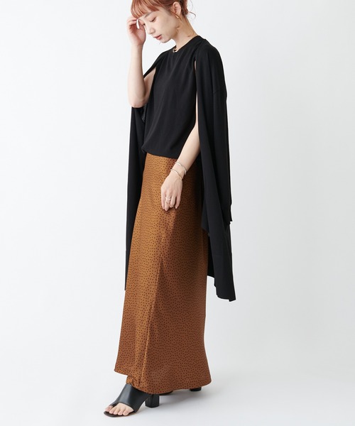 COLLAGE GALLARDAGALANTE(コラージュガリャルダガランテ)の「【OT】ヒールトングミュールサンダル(サンダル・レディース・ブラック/キャメル・37/38/36)」の6枚目の写真