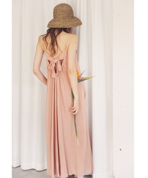 ALEXIA STAM | Back Ribbon Maxi Dress/バックリボンマキシドレス(ワンピース)