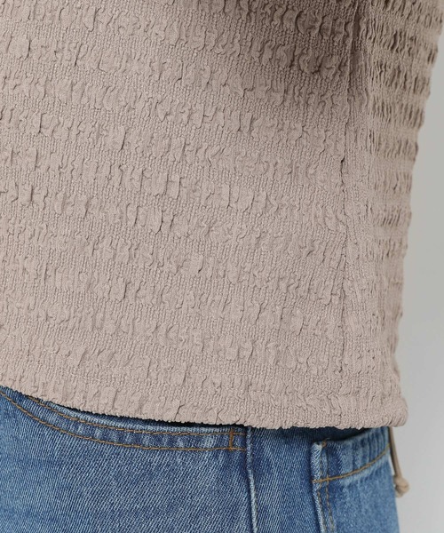 mysty woman（ミスティウーマン）の「シアキャンディスリーブ2WAYプルオーバー 218378（シャツ/ブラウス・レディース・オフホワイト/ブラック/ベージュ・FREE）」の16枚目の写真