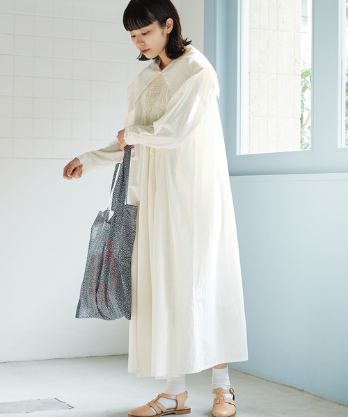 bulle de savon（ビュルデサボン）の「smocking big coller