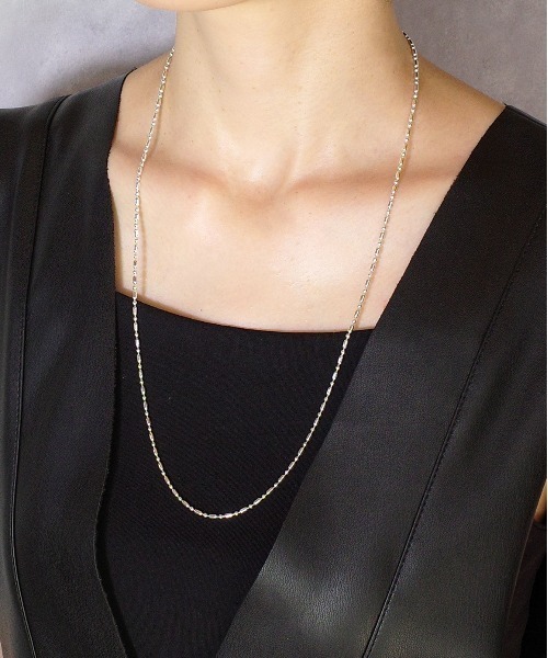 ISOLATION（アイソレーション）の「【ISOLATION / アイソレーション】Silver925 Rain Chain Necklace /レインチェーンネックレス（ネックレス・レディース・シルバー・60cm）」の3枚目の写真