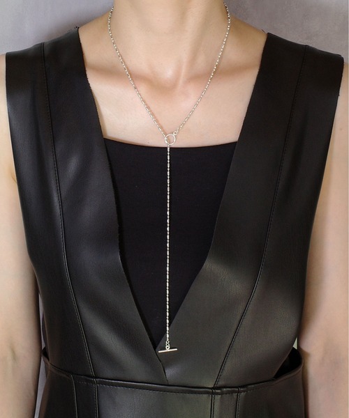 ISOLATION（アイソレーション）の「【ISOLATION / アイソレーション】Silver925 Rain Chain Necklace /レインチェーンネックレス（ネックレス・レディース・シルバー・60cm）」の9枚目の写真